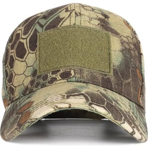 Camouflage collection army fan outdoor python baseball cap mens tactical camouflage hat sports velcro cap