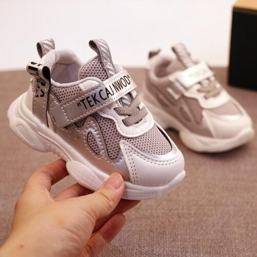 2021 Children Breathable Soft Non-slip Running Shoes Fashion Sports Kids Sneakers Girls Casual Lightweight Infant Toddler Shoes