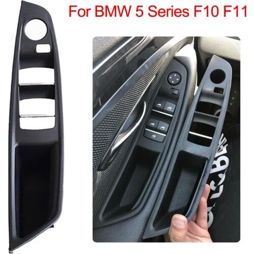 Upgraded Left Driver Side Inner Door Handle Panel Trim Beige Black For BMW 5 Series F10 F11 F18 520i 523i 525i 528i 535i