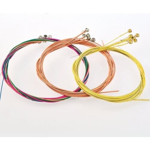 Rust-proof Folk Guitar Strings Brass String Set Changing Kit Guitar Tool Instrument Accessories