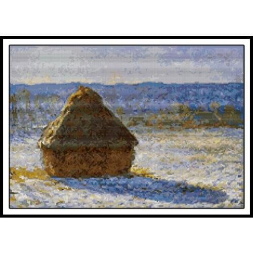 Grainstack DIY Handmade Cross Stitch Sets 14CT 11CT Counted Printed Canvas DMC Cross Stitch Sets for Embroidery Kits Needlework