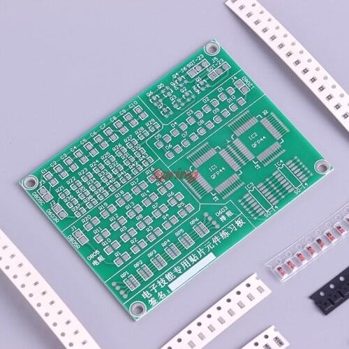 New One Piece Practice PCB Board Soldering Welding Skill Training Beginner DIY Kit Welding Electronic Kit Wholesale