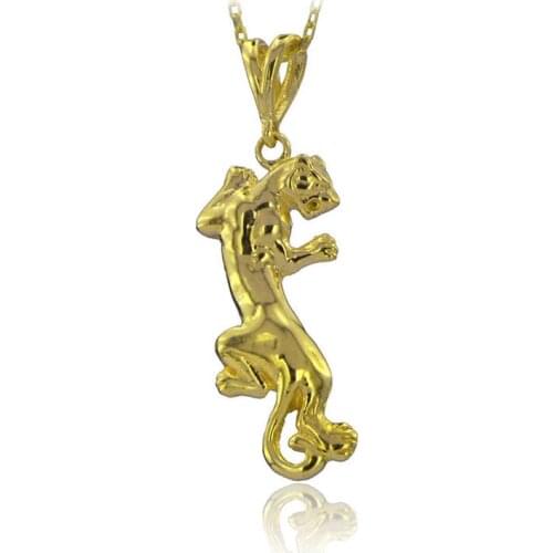 Panther Necklace 925 Sterling Silver Unisex Silver Necklace