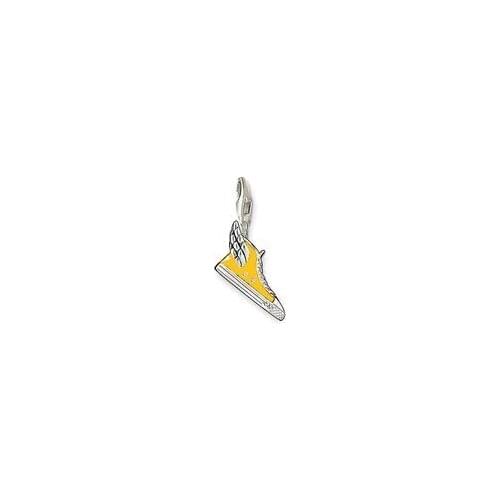 ThomasPT2263 Pendant Yellow Canvas Wings Shoes Pendant - Style GLAM And Fashion Lovers' jewelry In Ts925 silver-plated Bracelet