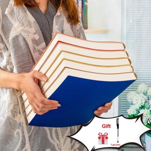 Thicken Soft Leather Diary Notebook Lined Blank Business Office Large Notebook Agenda 2021 Organizer Notebook note book