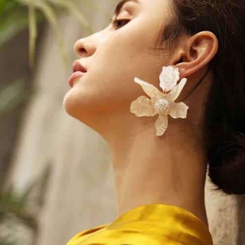 2020 New Fashion Hyperbole Resin Dorp Earrings for Women Popular Unique Smoke Design Ear Jewelry Jewelry Gift