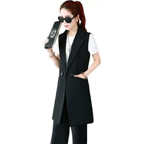 B2477 Free shipping 2020 spring and autumn fashion new womens sleeveless vest cheap wholesale