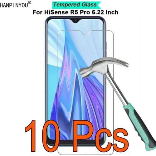 10 Pcs/Lot For HiSense R5 Pro 6.22" 9H Hardness 2.5D Ultra-thin Toughened Tempered Glass Film Screen Protector Guard