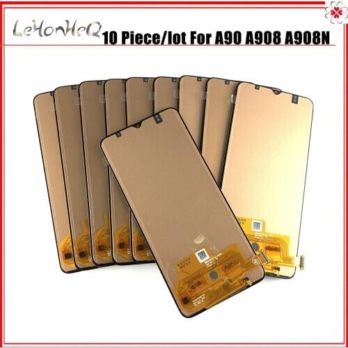 10 Piece/lot For Samsung Galaxy A90 5G A908 A908N LCD Dispaly Touch Screen Digitizer Assembly For Samsung A908 Incell LCD