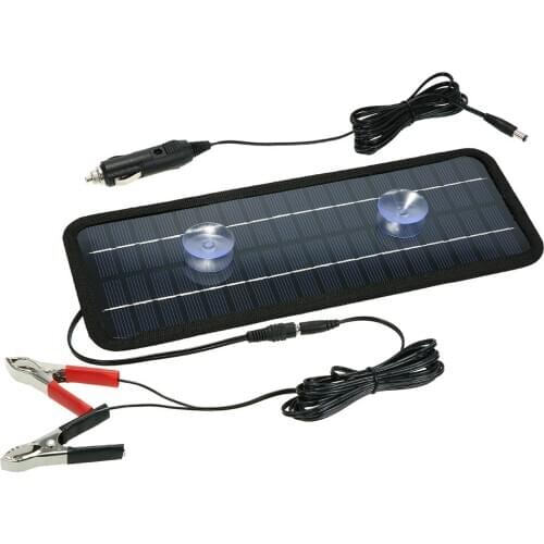 12V 4.5W Car Charger Portable Solar Panel Power Car Boat Battery Charger Backup Outdoor