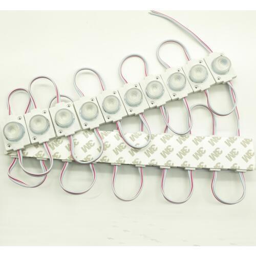 20pcs 1.5W high power led module side lighting led module lens led modul light for signage advertising