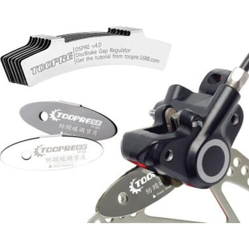 MTB Disc Brake Pads Adjusting Tool Bicycle Pad Spacer Mounting Assistant Brake Pads Rotor Alignment Tools Bike Repair Kit