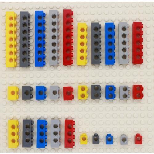 Bricks Technic Combination Studded Long Beam Hole Stone Toy Moc Car kit Compatible Mindstorms technic Parts Bulk Building Blocks