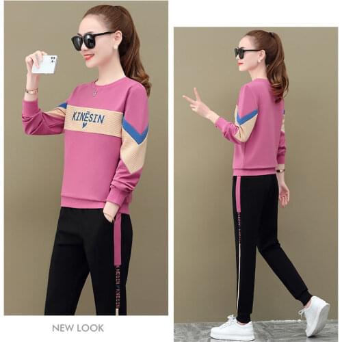 Piece set of womens sportswear plus size suit summer clothing casual wear womens sportswear