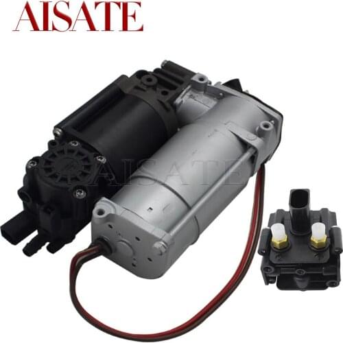 1pcs Air Suspension Compressor Pump With Valve Block For BMW F01 F02 F04 7Series Air Shock Pump 37206789450 2-Year Warranty