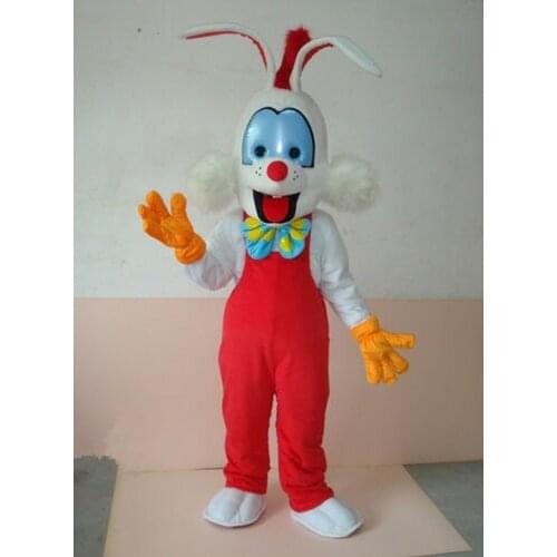 Halloween Cute Rabbit Mascot Costume Suits Cosplay Party Game Dress Clothing Carnival Handmade Interesting Cartoon Character New