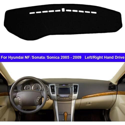 Car Auto Dashboard Cover Dash Mat Carpet Cape For Hyundai NF Sonata Sonica 2005 - 2009 LHD RHD Sunshade 2006 2007 2008 Anti-sun