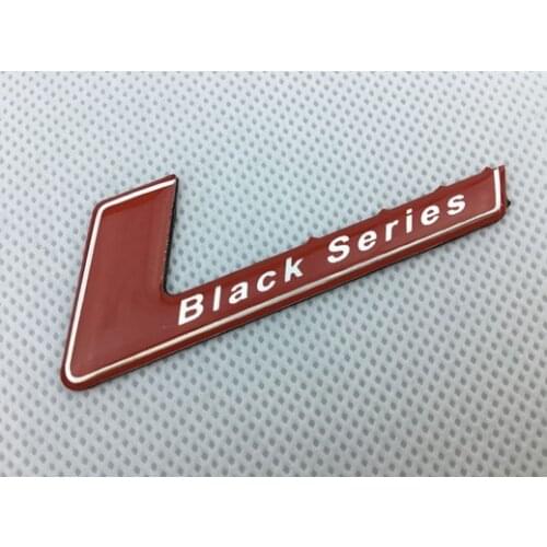 Red Auto Stickers AMG Black Series Badge Emblem Decal Motorcycle Modified Car Accessories