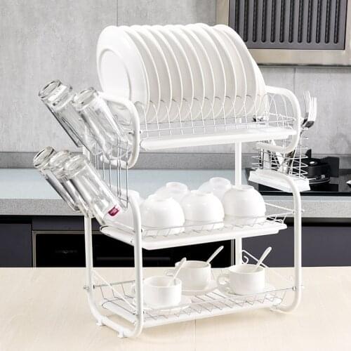 Kitchen dish rack drainer basket Chopping board Cup rack household wash great kitchen sink dish drain drying rack organizer