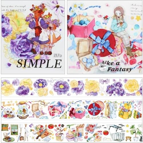 Moodtape washi tape PET background sticker pack Scrapbooking Album diy handmade decoration sticker masking tape643647941968