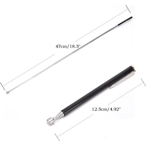 1.5/2LBs Magnetic Telescopic Pick Up Rod Stick Extending Magnet Handheld Tool Length About 12.5cm Portable Adjustable