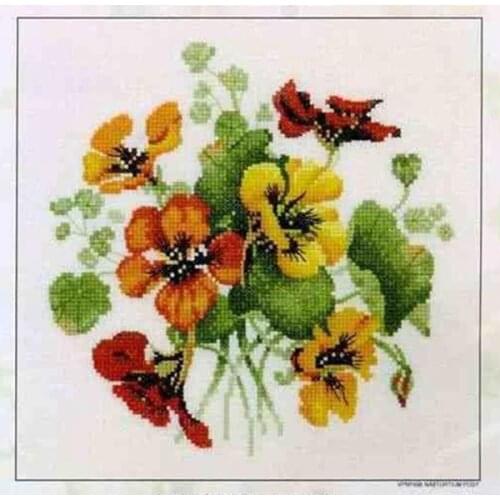 Cross stitch Handmade 14CT Counted Canvas DIY,Cross-stitch kits,Embroidery VPNP698 Bouquet-Gorse 28-28