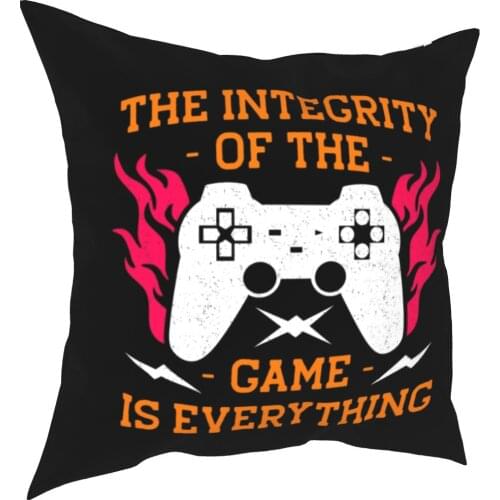 Game Is Everything Pillow Cases Video Gaming Gamer Controller Cushion Covers Awesome Zipper Decorative Pillowcase for Sofa 18