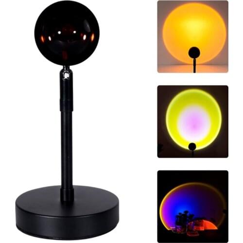 Romantic Rainbow Projection Lamp Desktop Projector Night Light Elegant