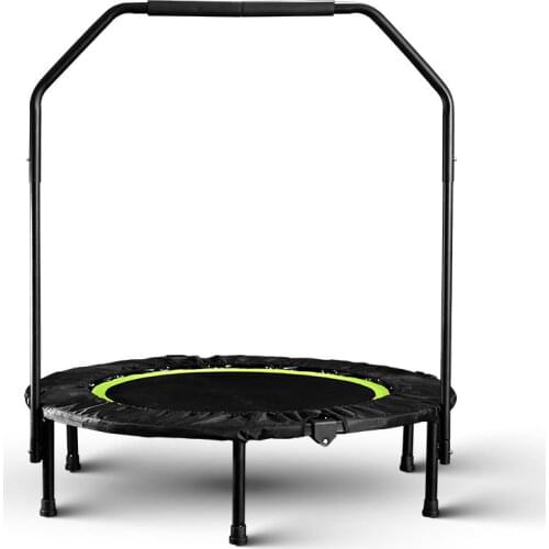 40ich Foldable Trampoline Rebounder for Adult Gym Cardio Jump Workout Stability Training Exercise Fitness Home Entertainment