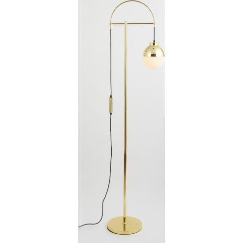 Postmodern Living Room Golden Ball Glass Floor Lamp Planner Model Room Bedside Floor Lamp