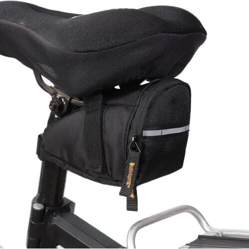 MTB Road Bicycle Bag Waterproof Storage Saddle Bag Seat Cycling Tail Rear Pouch Bag Reflective Saddle Pouch Bicycle Accessories