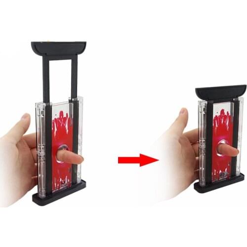 Magic Trick Magic Supplies Toy Magic Props Tricks Toy Kids Finger Cutter Chopper Guillotine Magic Finger Hay Cutter Tool
