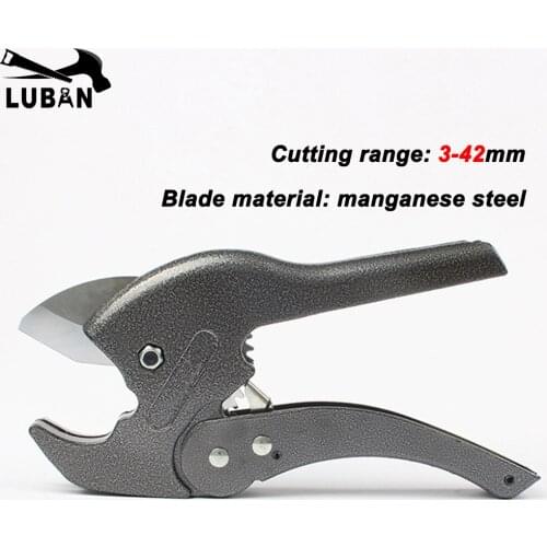 LUBAN High quality PC-308 CUTTERS for plastic pipes cutting pvc pipes tube diameter 3-42mm tool