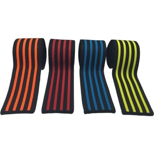 1PC Sports Winding Bandage Squat Strength Weight Lifting Knee Wrap High Elasticity And Adjustable Tightness Prevent Knee Sprain