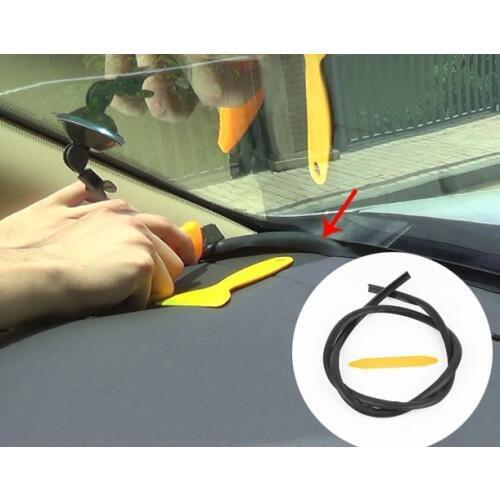 1pc for TOYOTA PRADO 2700 Instrument console Sealing strip Front windshield sound insulation Rubber strip