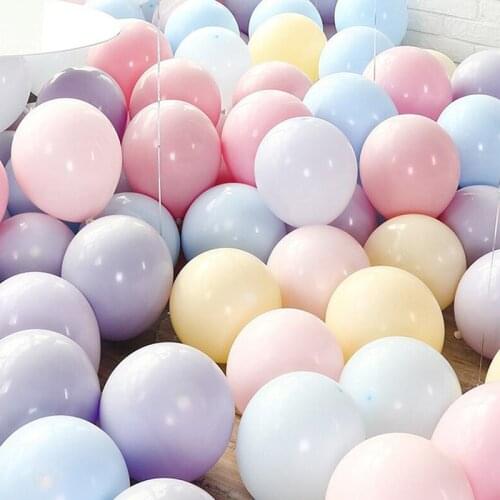 10/20/30pcs 5/12 Inch Candy Color Macaron Latex Air balloons Wedding Birthday Festival Party Decoration Inflatable Baby Shower