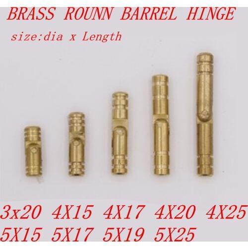 10pcs 10 type 3mm 4mm 5mm Solid Brass copper Jewelry Chest Music Box Wine Wooden Case Hidden Invisible Concealed Barrel Hinge