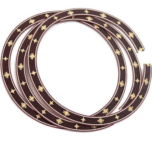 3PCS Guitar Sound hole Inlay MAPLE For Acoustic Classic Guitar Mosaic technology of scallop CLYKQ40