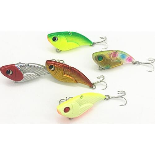 5.5cm15gLongcast Winter Fishing Bass Lure Hard Bait Sinking VIB Lead Fish Pike Fishing Jerkbait Wobbler Crankbait Pesca Leurre