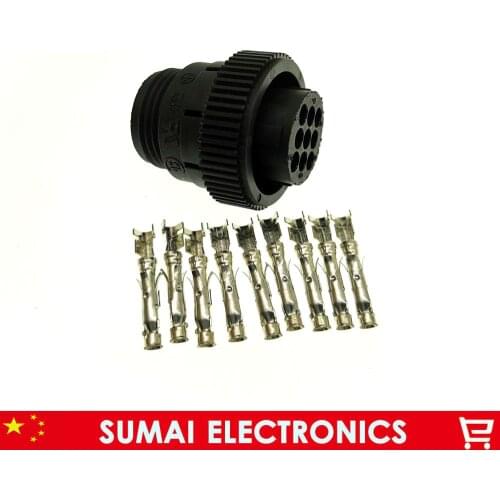 9 Pin AMP/TE 182645-1 auto sensor plug connector for Tyco Car,9P female Electric plug with Pin