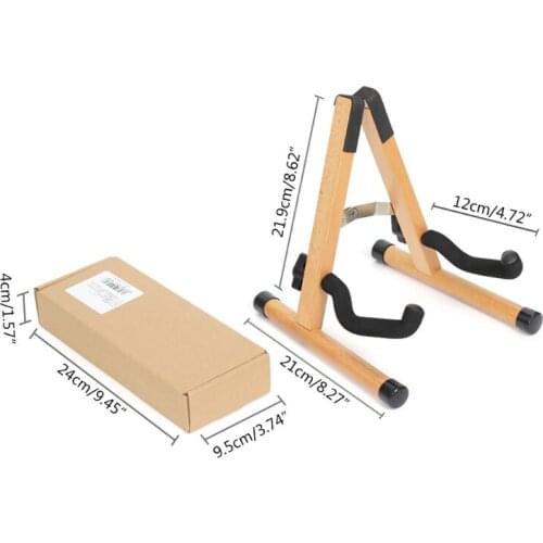 A5KC Folding Ukulele Rack Stander Holder One-frame for Acoustic Guitar Protect Classic Ukulele Base Ukulele Floor Stand