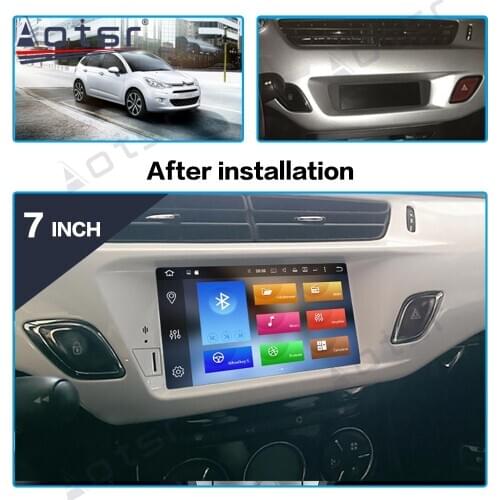 For Citroen C3 DS3 2010 - 2017 Android 10 Car GPS Navigatio Auto Stereo Multimedia DVD Radio Player Headunit Build DSP Carplay