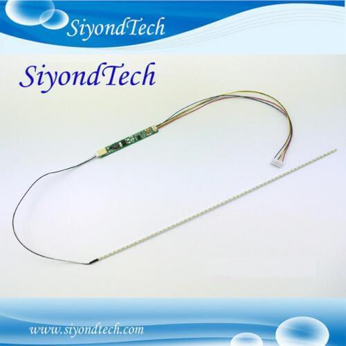Free Shipping!! 1 Set 15.4" 335MM*2MM Adjustable Brightness LED Backlight Strip Kit,Update Laptop LCD CCFL to LED Screen