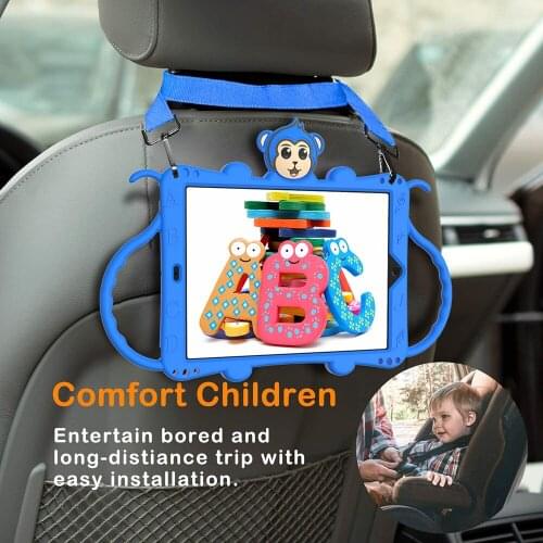 Child Case for iPad 10.5 pro10.5 10.2 2020 with Pen Slot Cartoon Shockproof Cover Tablet Stand with Should Strap