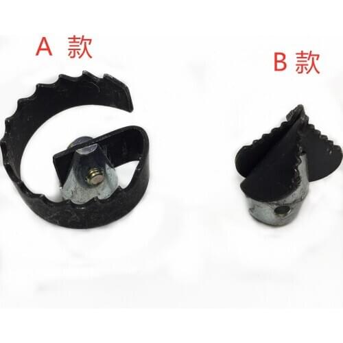 Sewer Snake Machine Accessories Sawtooth Cutter for Soft Shaft 16mm
