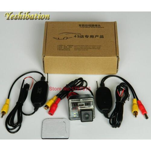 Yeshibation Wireless Camera RCA/AUX Video Transmitter and Receiver Kit For Mazda 3 Mazda3 Sendan Reverse Backup Rearview Camera