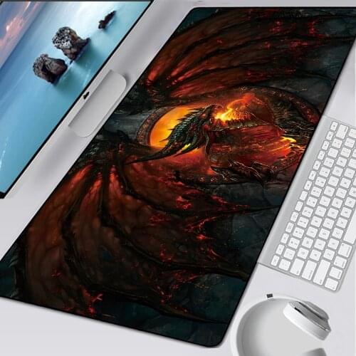 900x400mm WOW Mouse pad Speed Locking Edge Large Natural Rubber Waterproof Game Desk Keyboad Mat for World of Warcraft Computer
