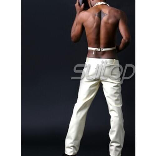 Latex trousers for man