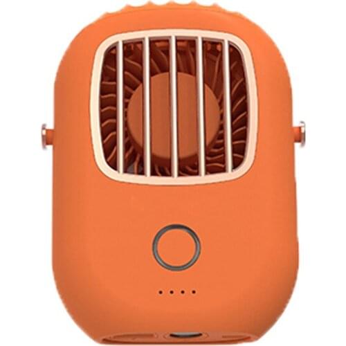 Summer 3 in 1 Function For Cooling /Power Bank /Lighting Mini Portable USB Lazy Hanging Neck Fan