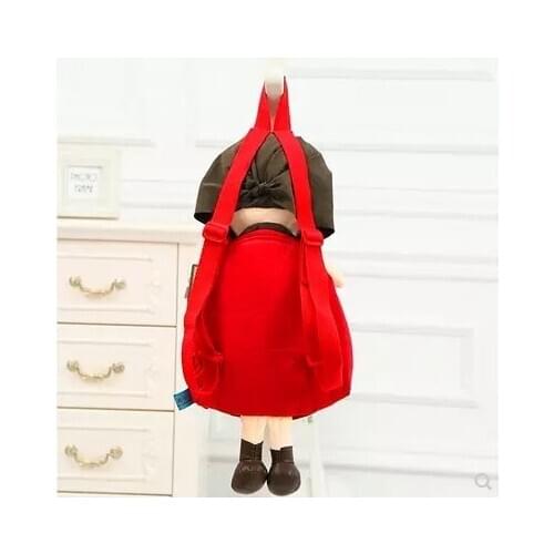 Small backpack Cute and little girl cartoon doll plush baby kindergarten good quality festival Christmas birthday gift for kids